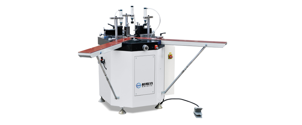 Aluminum door and window single head heavy-duty corner assembly machine LZJ-180